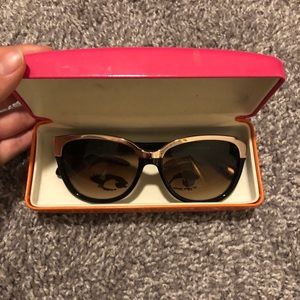 Kate spade gold sunglasses